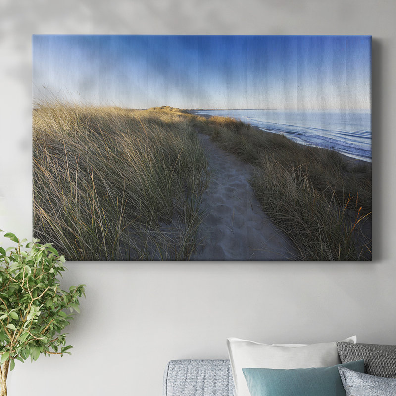 Plage, plage, toile tendue, H 12 po x l 18 po