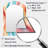 Multicolor Soft Color Wave Striped - Striped Arch Wall Mirror, Modern Asymmetrical Decorative Mirror, Printed Metal Art-197274506