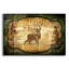 Art mural en verre acrylique «Welcome Lodge Deer» par Lightbox Journal-100194339