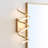 Senduk Scribble Modern Metal Integrated LED Vanity Light Sconce-109145237