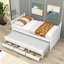 Lit plateforme simple avec lit gigogne et tiroirs-2049905468