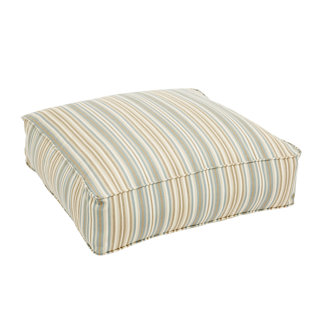 Zoa Striped Sunbrella® Indoor/Outdoor Reversible Throw Pillow