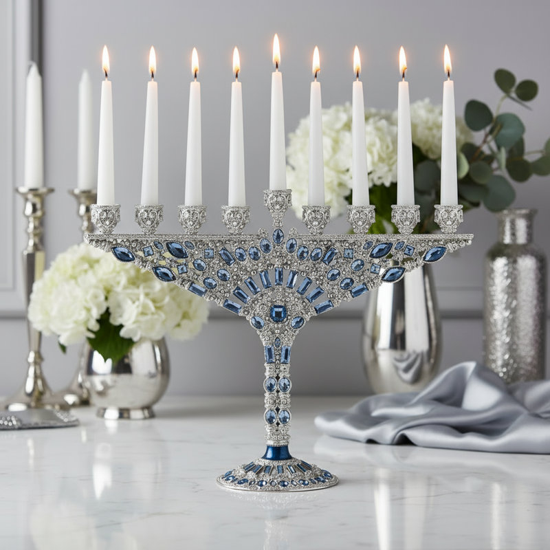 Devora Menorah, Bronze