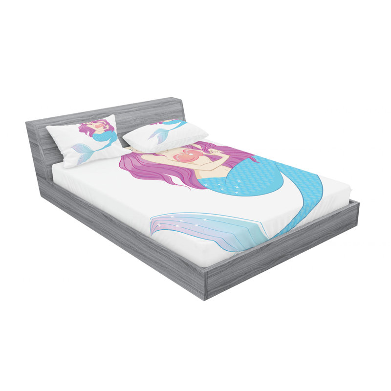Microfiber Sheet Set, Queen Sheet Set + Fitted Sheet + 2 Pillowcases