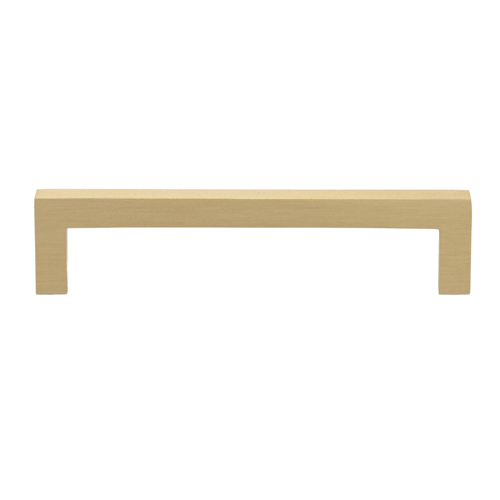 Kingston Solid Square Bar Cabinet Pull, Satin Gold, 5 1/16"
