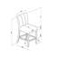 Ensemble de 2 tabourets de bar Magaly Beige