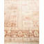 Tapis ivoire traditionnel en laine noué à la main 8 pi 2 po x 10 pi 4 po