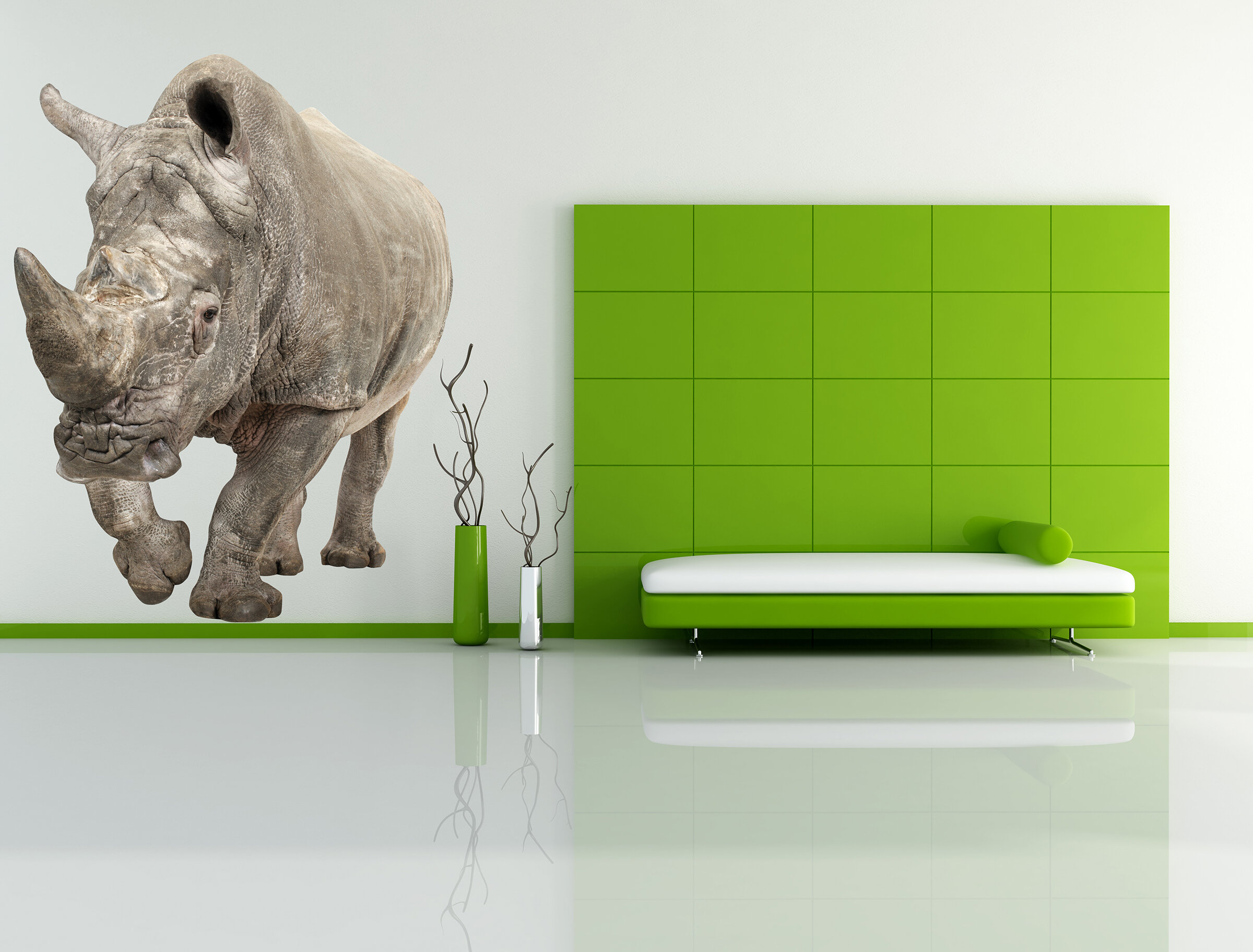 Advanced Graphics Rhinoceros Wall Decal 