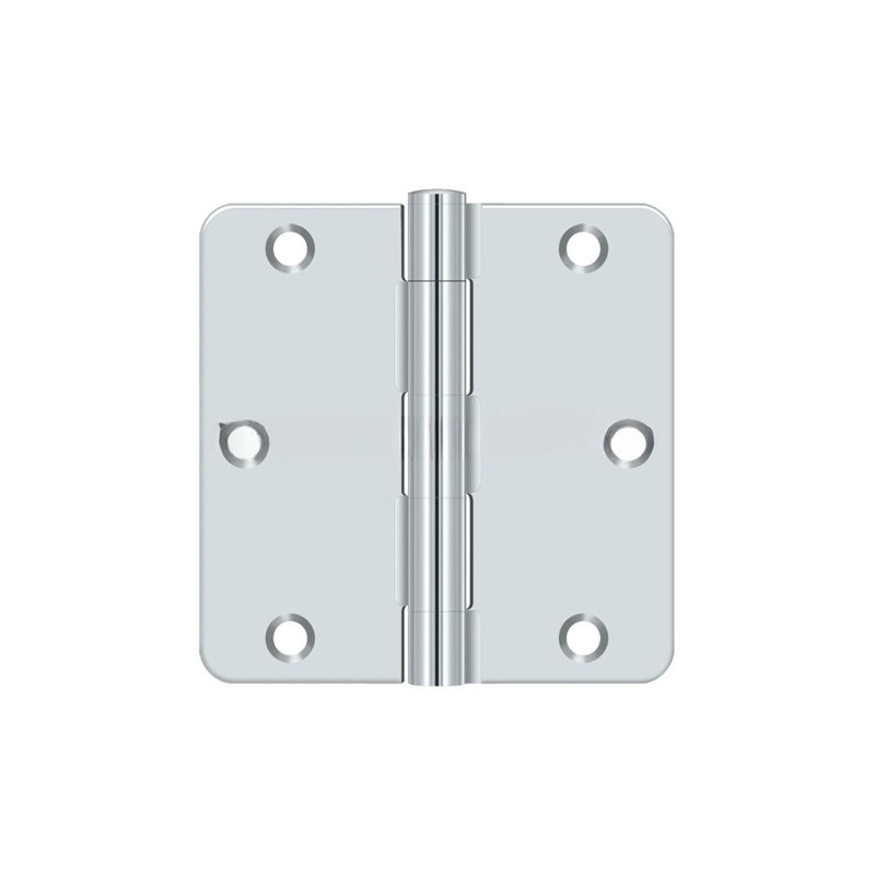 Steel Hinge, Polished Chrome