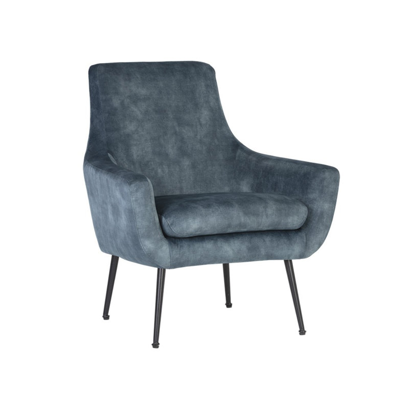 Chamar Armchair, Navy Blue