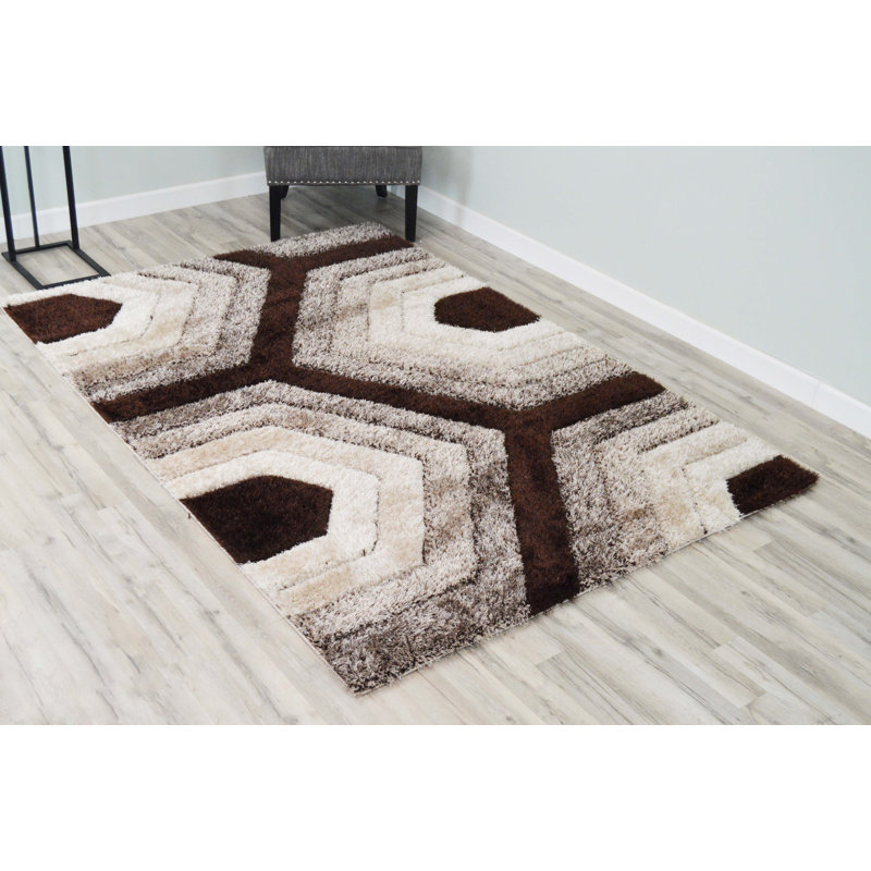 Romario Geometric Indoor Rug, Rectangle 5'2" x 7'5"