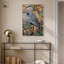 «Heron’s Blue Serenade», toile Maximalist par Art Remedy-110295730-110295727
