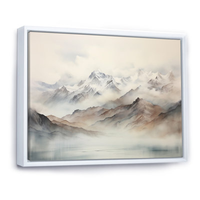 «Morning Fog Mountain Wonder IV», art sur toile