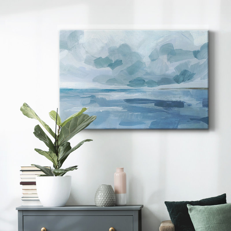 Calm Seascape II-Gallery, toile tendue, H 24 po x l 36 po