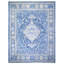 Tapis bleu nouvel âge en laine 11 pi 10 po x 15 pi 1 po Pranesh