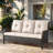 Tonry 75" Wide Outdoor Patio Sofa with Cushions-88609910-88609911