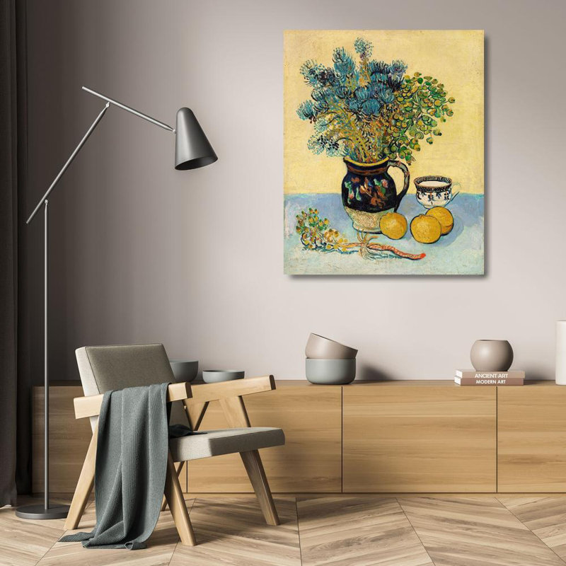 «Red Life Barrel Studio» par Van Gogh, Vincent, toile tendue avec châssis, nature morte, H 24 po x l 20 po