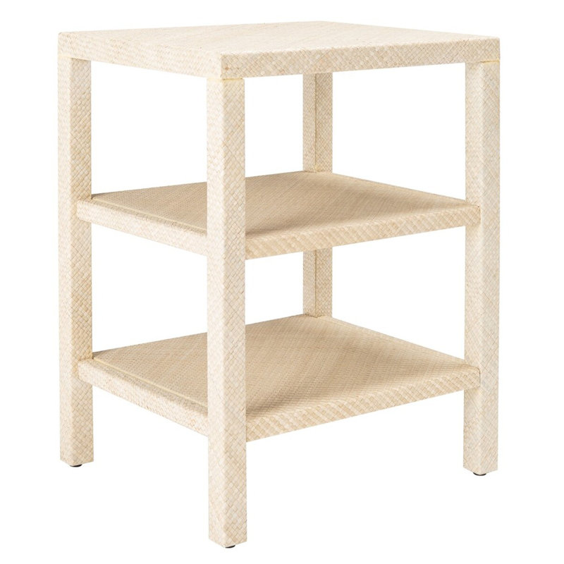Elvina End Table, Light Natural