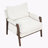 Blerton Mid-Century Modern Velvet Accent Chair,Leisure Chair with Solid Wood and Thick Seat Cushion for Living Room, Bedroom, Studio-1784682652