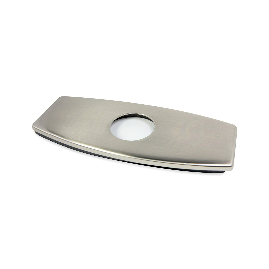 Bathroom Vessel Vanity Sink Faucet 4" Hole Cover Deck Plate Escutcheon Luxier 