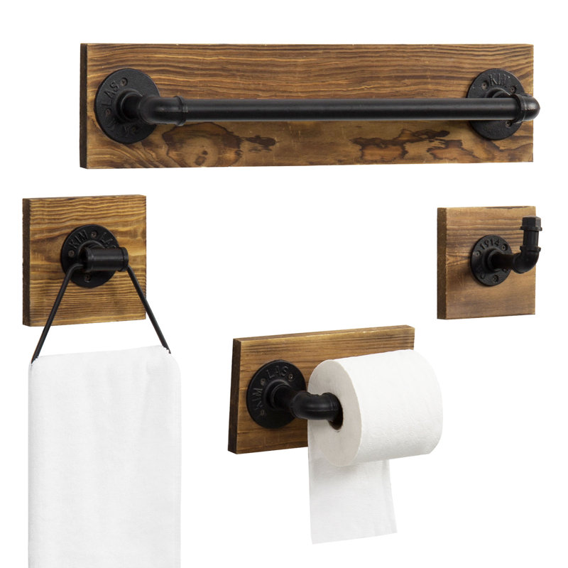 4 - Piece Bathroom Hardware Set