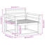 95.5 cm W Patio Corner Sofa