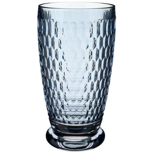 Villeroy & Boch Boston Crystal Drinking Glass, Blue, 13 oz.