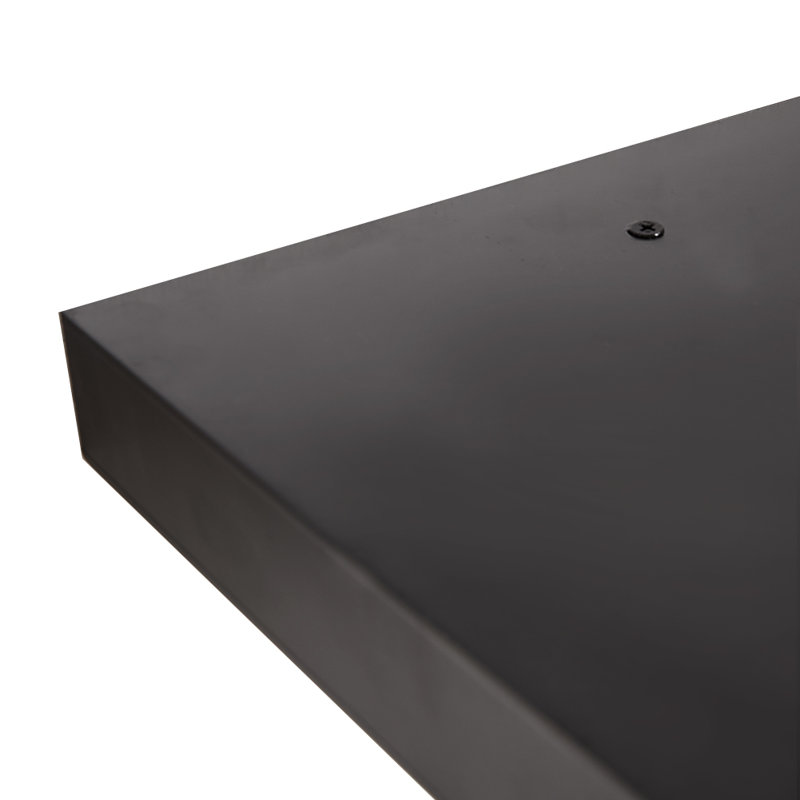 Floating Wall Shelf Kit, 4cm H x 24cm W x 24cm D, Gloss Black