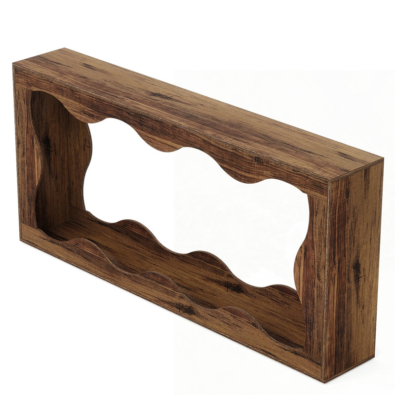 Minimalist Sofa Table Behind Couch For Entryway, Hallway, Living Room, Home Office, Brown