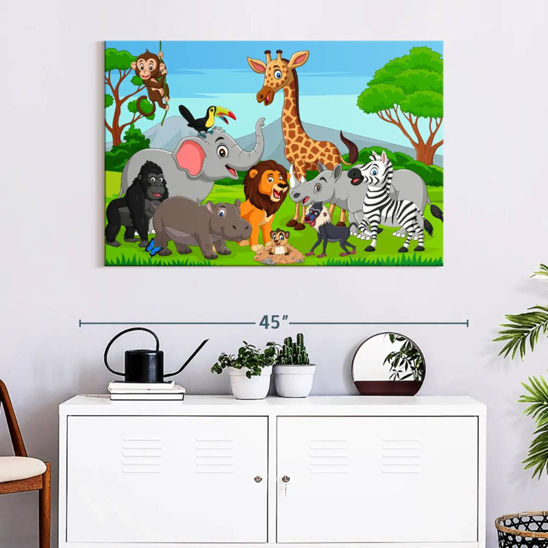 Caricature d'Ashelle pour enfants, H 26 po x l 39 po