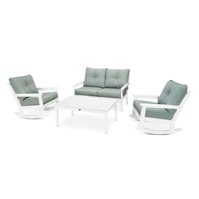Vineyard 4-Piece Deep Seating Rocking Chair Set