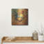 Art mural en métal «Coq Motifs 1» par Art Licensing Studio Luxe, 12 po x 12 po-315117316