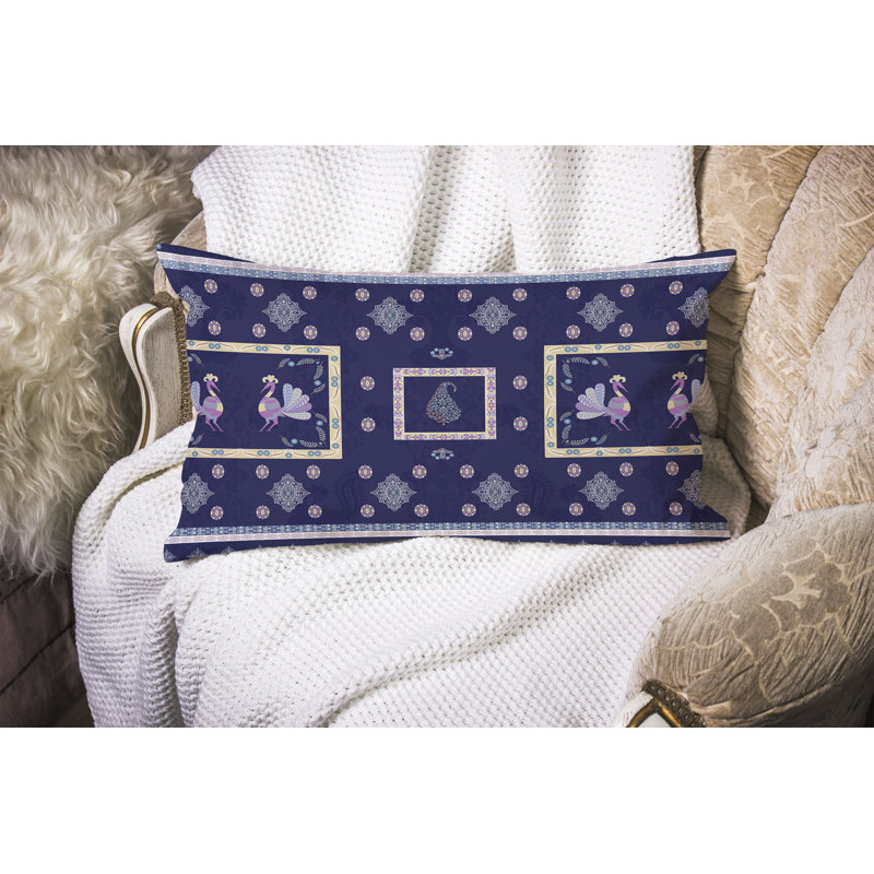 Coussin Wildflower, Navy