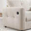 Chaise d'appoint moderne en chenille, canapé rembourré simple avec port de charge-1491915744