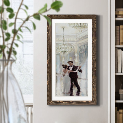 Ballroom Dancing - Peinture sur toile encadrée