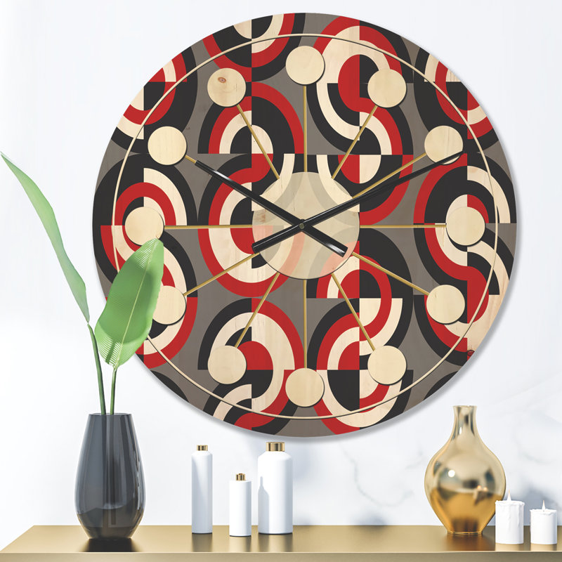 Solid Wood Wall Clock, Medium