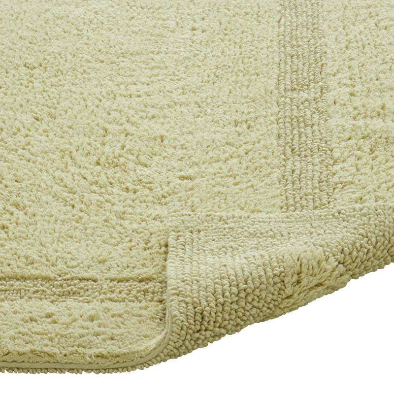 Rozanne Reversible Cotton Bath Rug, Sage, 20" x 60" Runner