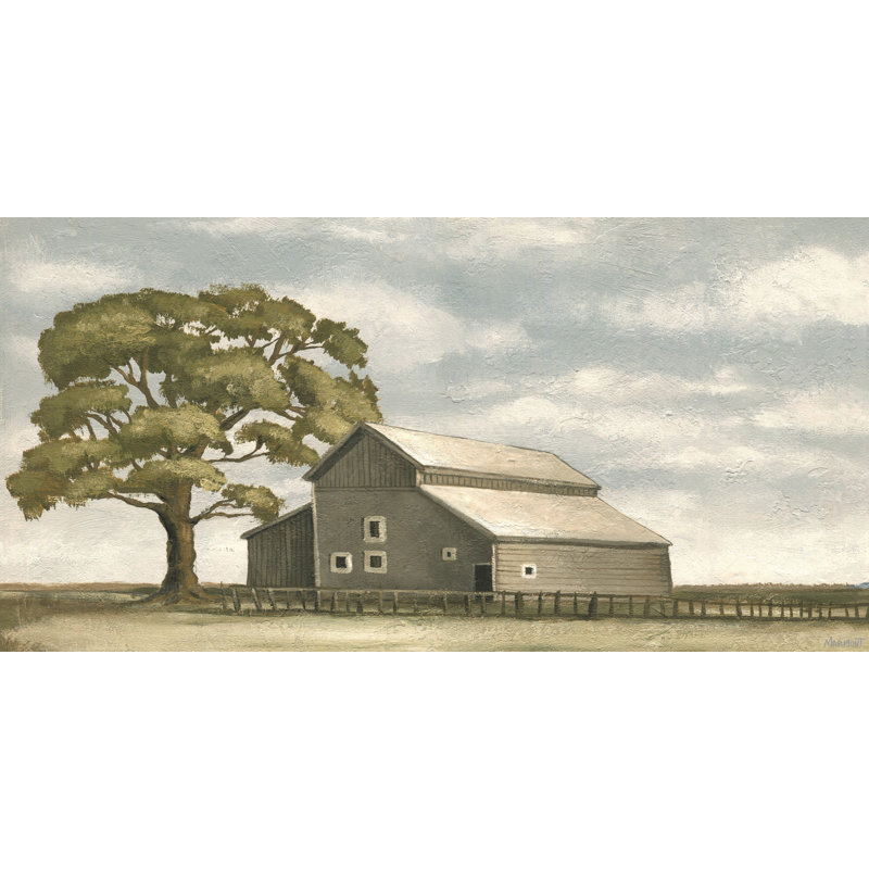 Summer At The Barn by Marmont Hill - Wrapped Canvas Painting, 76cm H x 152cm W
