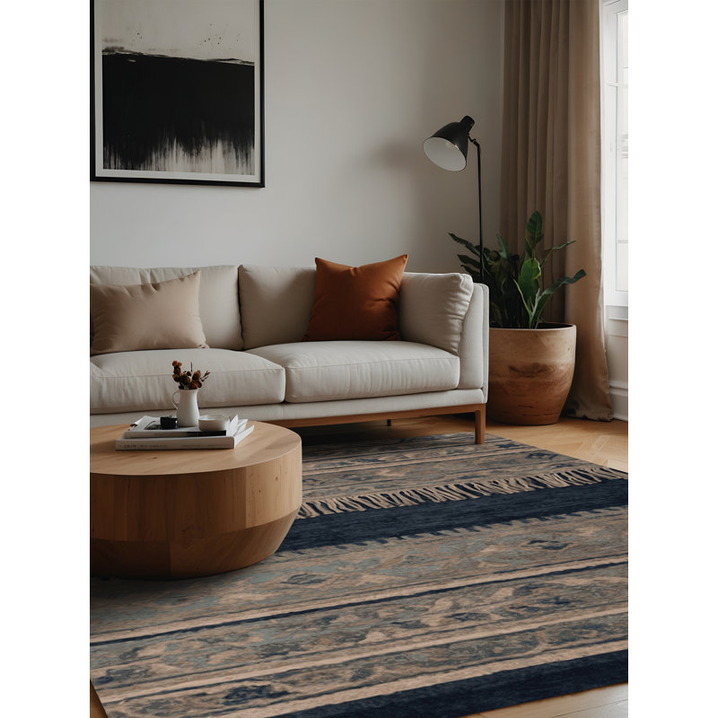 Machine Washable Gray Area Rug GSIX03566, Square 7'