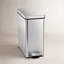 simplehuman 10 Liter / 2.6 Gallon Stainless Steel Bathroom Slim Profile Trash Can-559997216