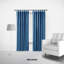Purl Polyester Blackout Tab Top Curtain Pair-1301647155