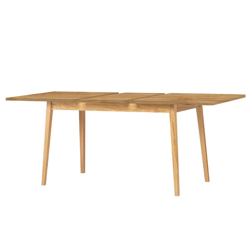Nana Dining Table, H75 x L180 x W80cm, Anthracite/Oak