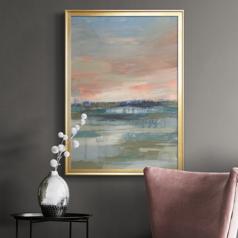 «Vast Marsh I», reproduction d'art sur toile, Or, H 30,5 po x l 22,5 po x P 1 po