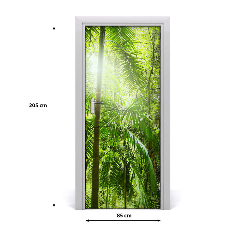 Rainforest Door Decal