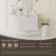 Meuble-lavabo flottant 30 po avec lavabo, meuble-lavabo mural moderne avec lavabo à surface solide et tiroirs à fermeture en douceur, blanc brillant GF-24V11-30GW-W1573P152684-172940268-172940263