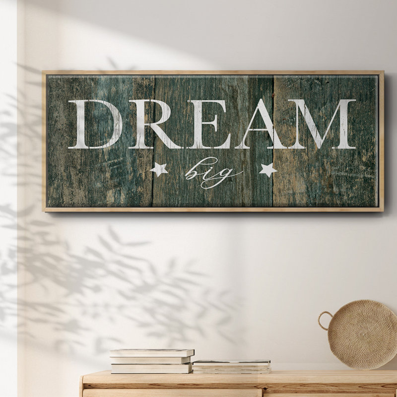 Dream Big- Framed Canvas