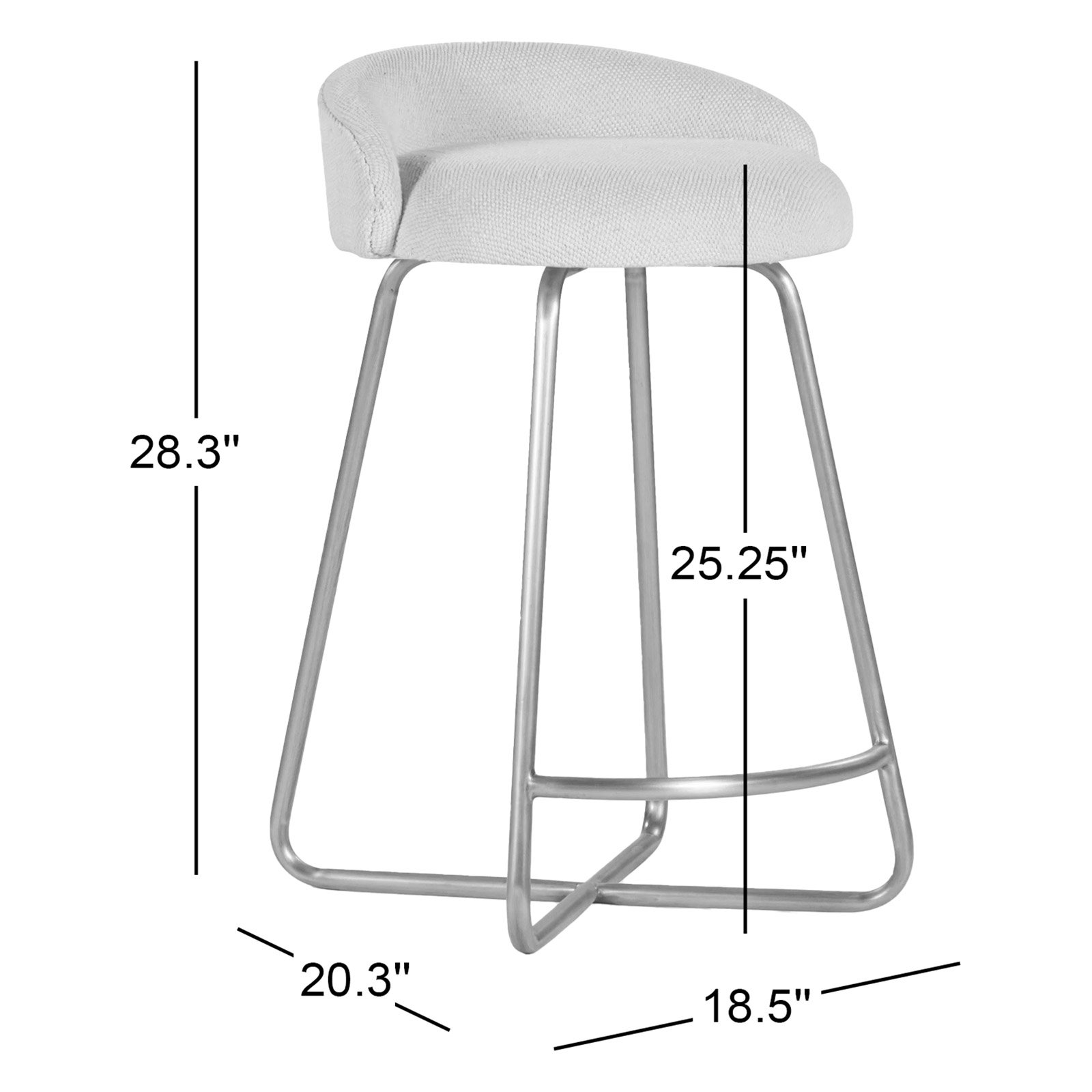 Casco 25" Bar Stool