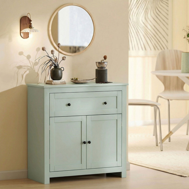 Unfinished Sideboard with Fireplace Included