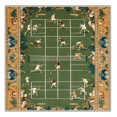 Machine Washable French Brown Area Rug