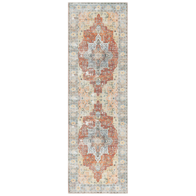 Rashab Performance Machine Washable Oriental Rug, Runner 2'6" x 8'